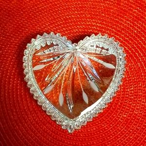 Wedgwood Crystal Heart Trinket Box